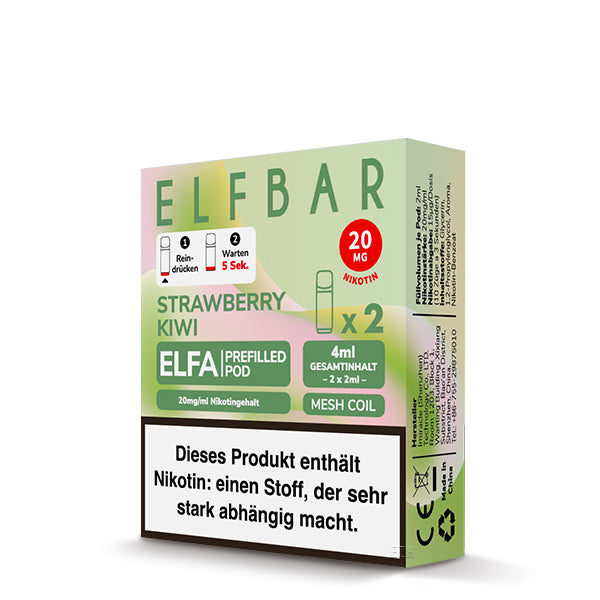 ELFBAR - ELFA Pod Strawberry Kiwi - Hype Trade GmbH B2B